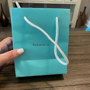 Tiffany bag, tissue and ribbon